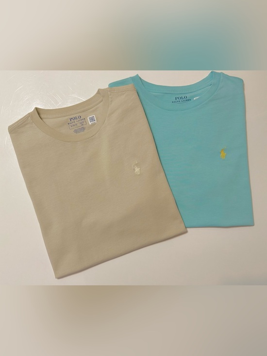 Polo Ralph Lauren Other - Polo Ralph Lauren Boys Bundle of 2 Cotton Jersey Crewneck Tees - Med (10-12)